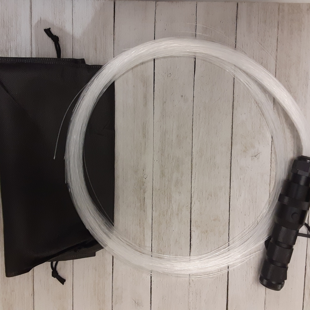 Led Fibre Light 360 swivel Rave Whip